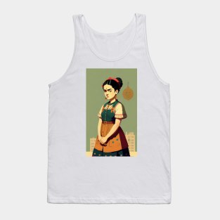 Young Frida: Childhood Portrait Tank Top